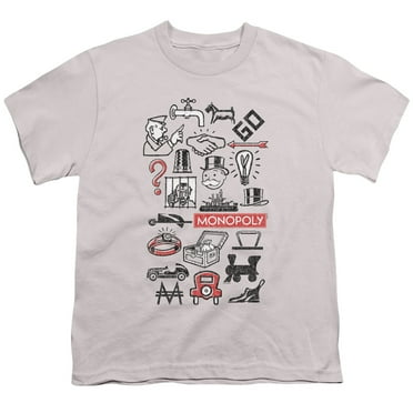 Details about   MONOPOLY GAME BOARD Toddler Kids Graphic Tee Shirt 2T 3T 4T 4 5-6 7 
